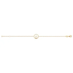 Maison de la Bijouterie Bracelet femme fantaisie pierre de lune plaqué or UW33Y3ZV | Femme Bracelet
