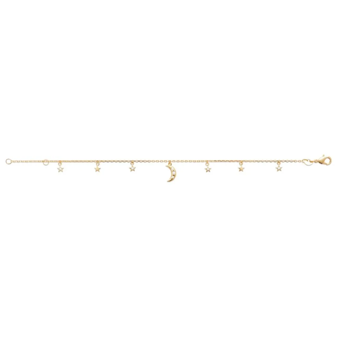 Maison de la Bijouterie Bracelet femme fantaisie plaqué or oxyde UW3VUUZV | Femme Bracelet