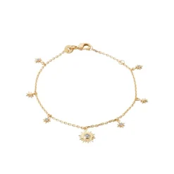 Maison de la Bijouterie Bracelet femme fantaisie plaqué or oxyde UW3VUVZV | Femme Bracelet
