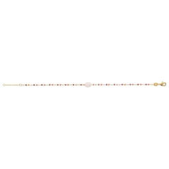 Maison de la Bijouterie Bracelet femme fantaisie quartz rose plaqué or UW3Y3VZV | Femme Bracelet