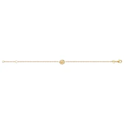 Maison de la Bijouterie Bracelet femme feuille plaqué or UYY0ZVZV | Femme Bracelet