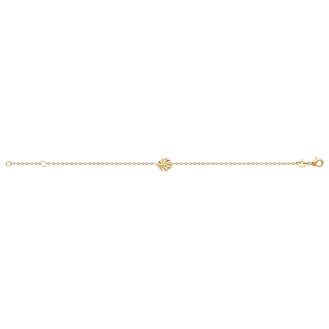 Maison de la Bijouterie Bracelet femme feuille plaqué or UYY0ZVZV | Femme Bracelet