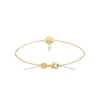Maison de la Bijouterie Bracelet femme fleur plaqué or UW4050ZV | Femme Bracelet