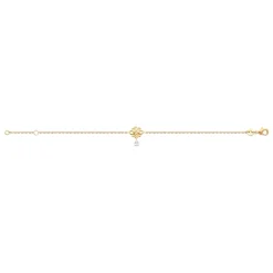 Maison de la Bijouterie Bracelet femme fleur plaqué or UW4050ZV | Femme Bracelet