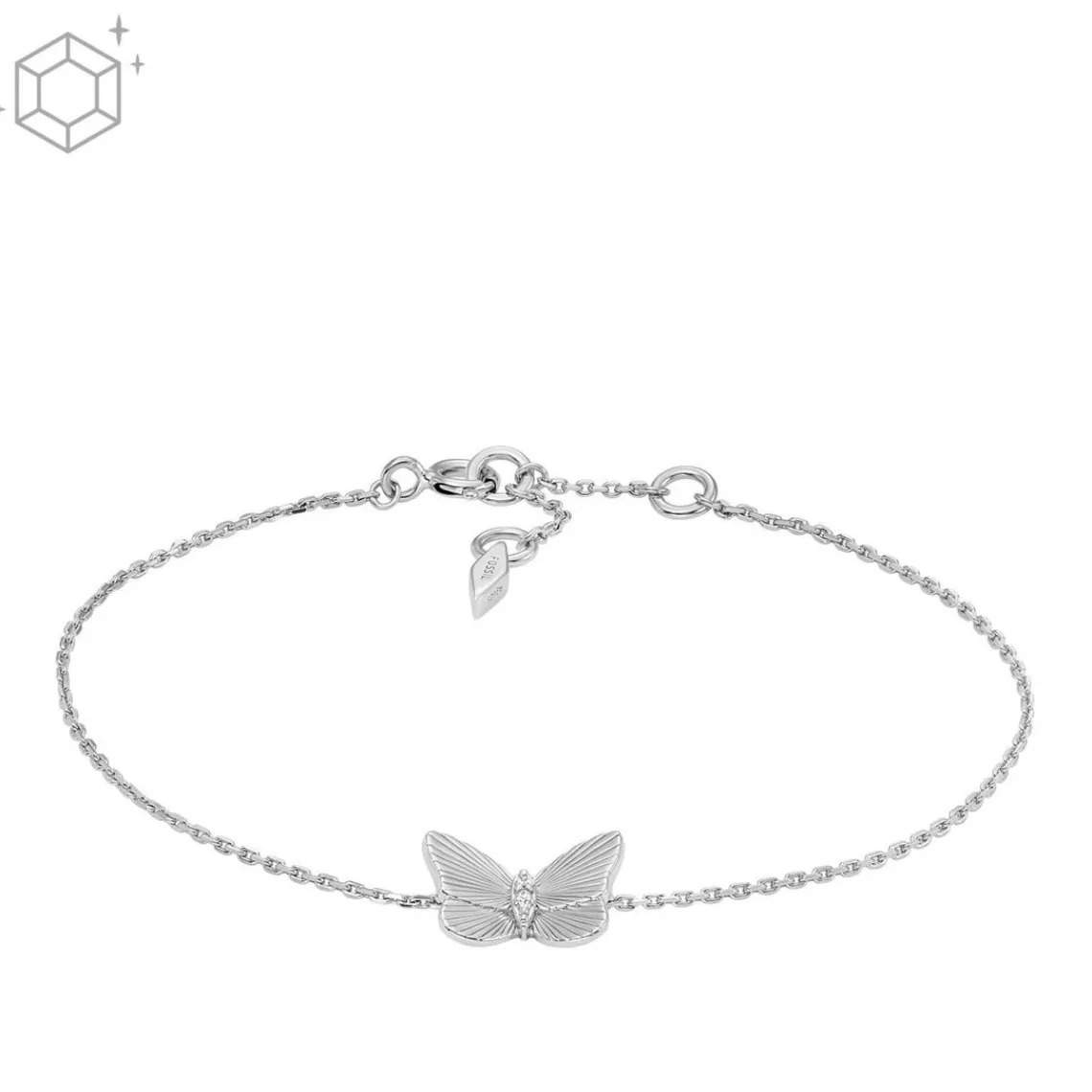 Fossil Bijoux Bracelet Femme Butterflies - JFS00620040 Acier Argent | Femme Bracelet