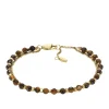 Fossil Bijoux Bracelet Femme - JF04683710 - Acier,Laiton Doré,Marron | Femme Bracelet