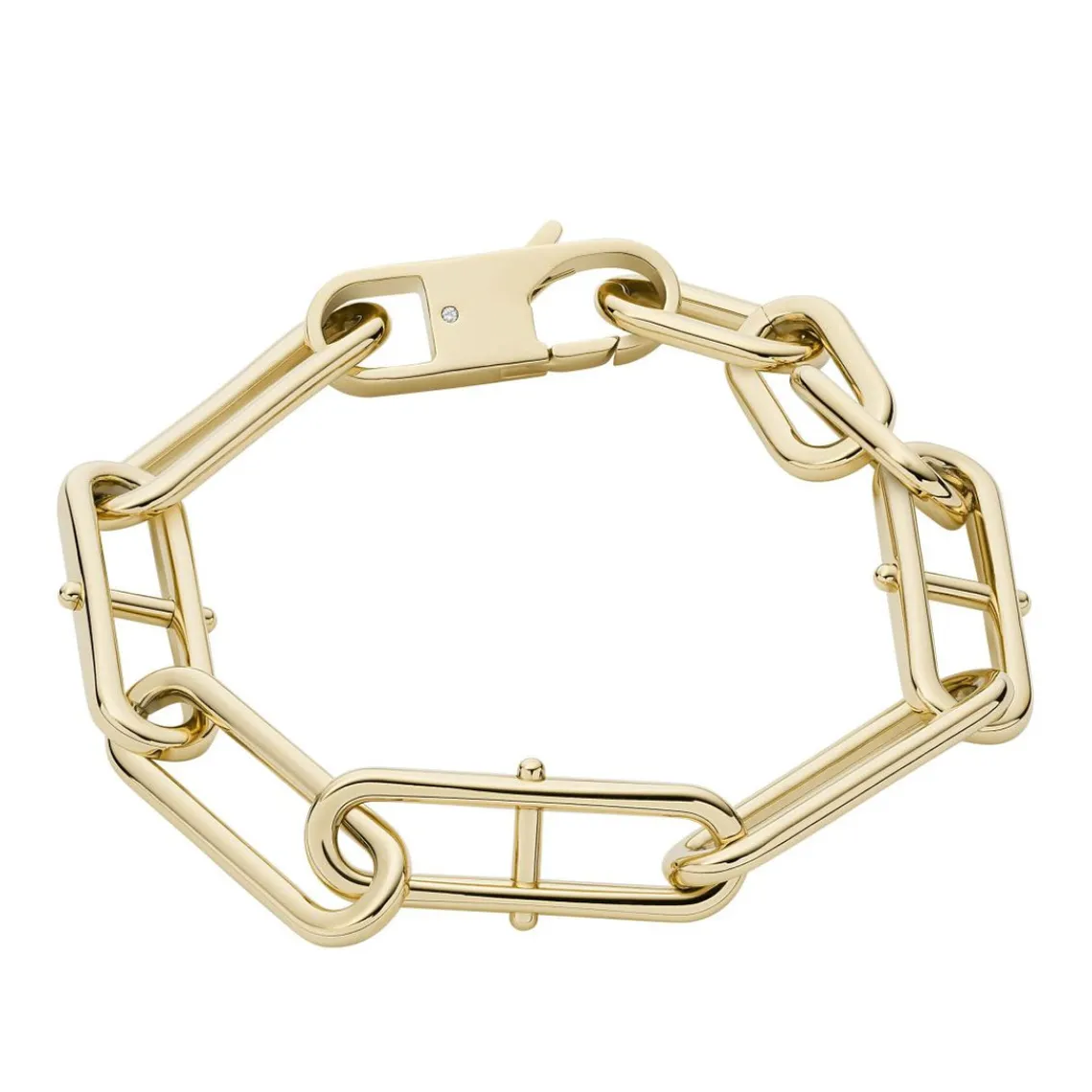 Fossil Bijoux Bracelet Femme D Link - JF04234710 Acier Doré | Femme Bracelet
