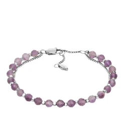 Fossil Bijoux Bracelet Femme - JF04685040 - Acier,Laiton Violet | Femme Bracelet