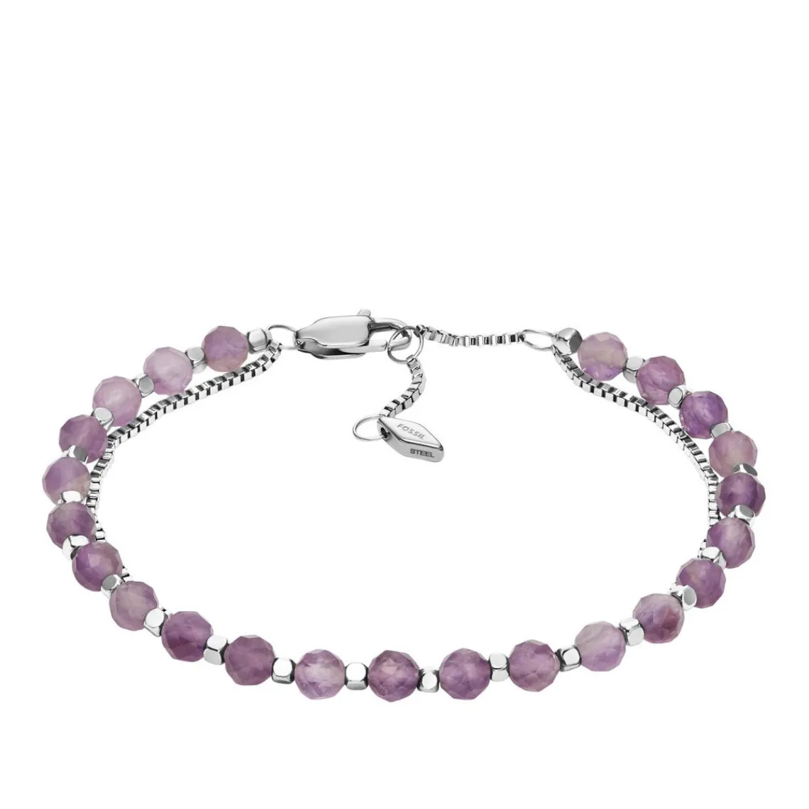 Fossil Bijoux Bracelet Femme - JF04685040 - Acier,Laiton Violet | Femme Bracelet
