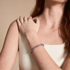 Fossil Bijoux Bracelet Femme - JF04685040 - Acier,Laiton Violet | Femme Bracelet