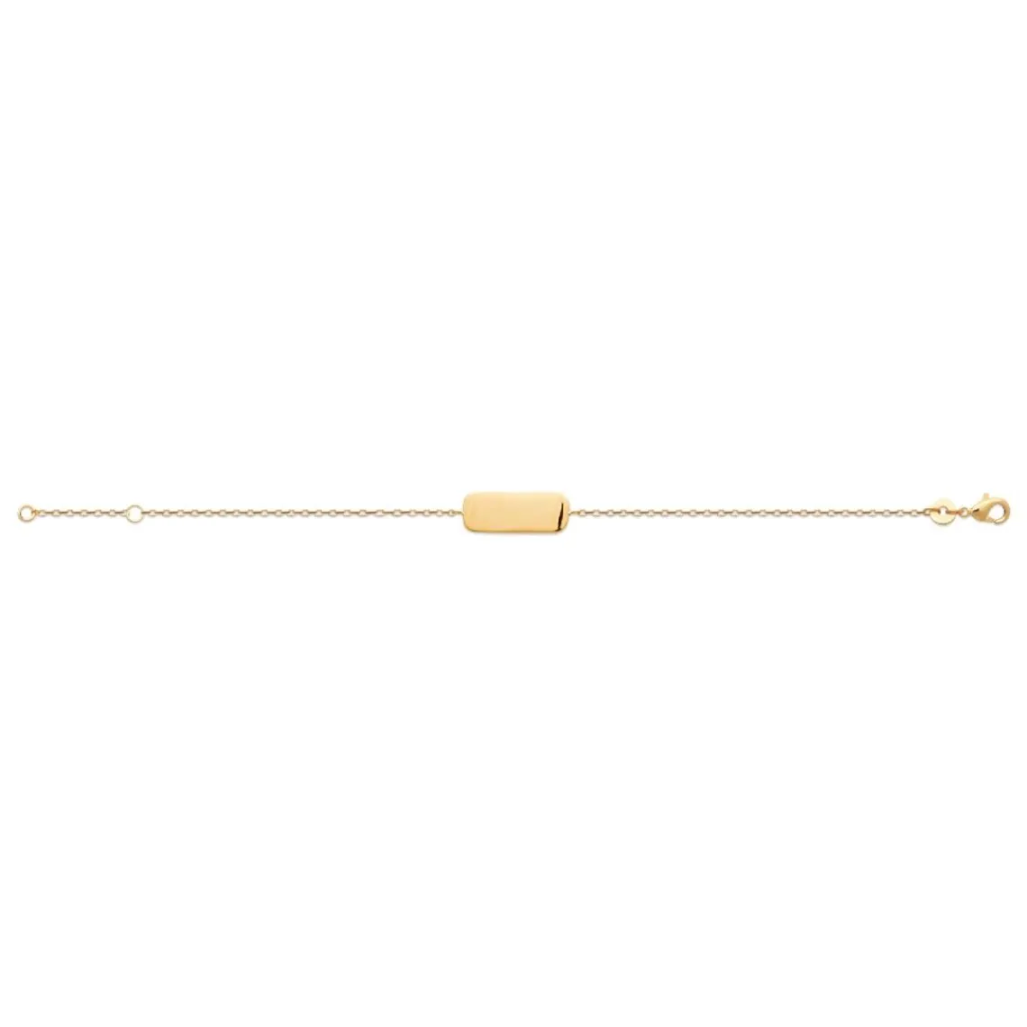 Maison de la Bijouterie Bracelet femme à graver plaqué or UYZU4ZZV | Femme Bracelet