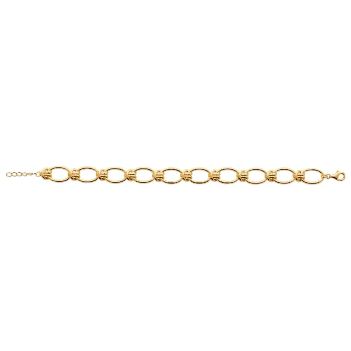 Maison de la Bijouterie Bracelet femme grosse maille fantaisie plaqué or UYZUUZZV | Femme Bracelet