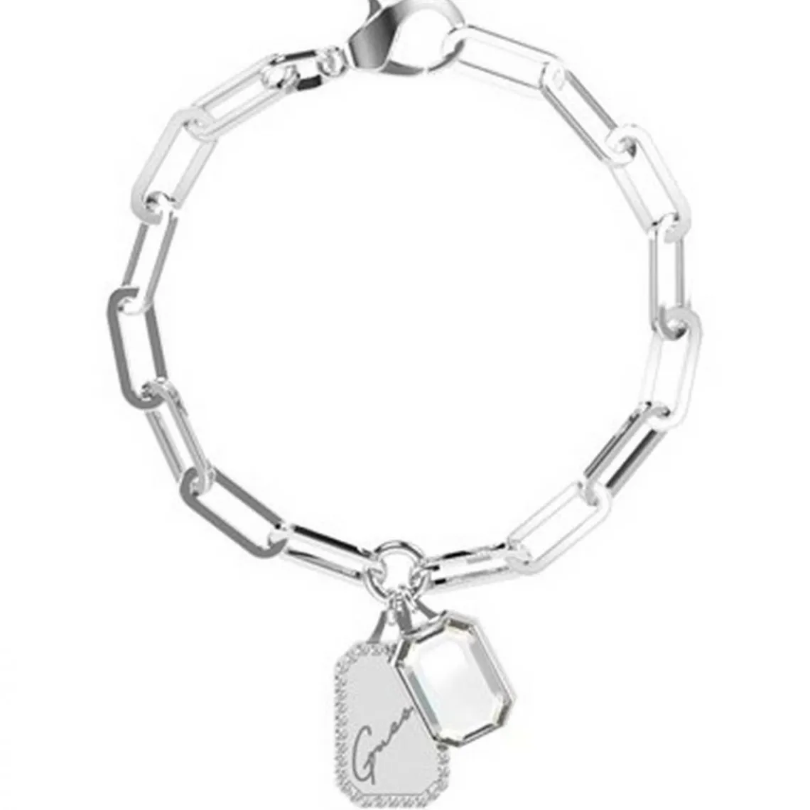 Guess Bijoux Bracelet Femme CRYSTAL TAG JUBB01134JWRHS - Doré | Femme Bracelet