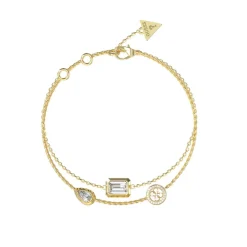 Guess Bijoux Bracelet Femme 4G Light JUBB05237JWYGS Acier Doré | Femme Bracelet