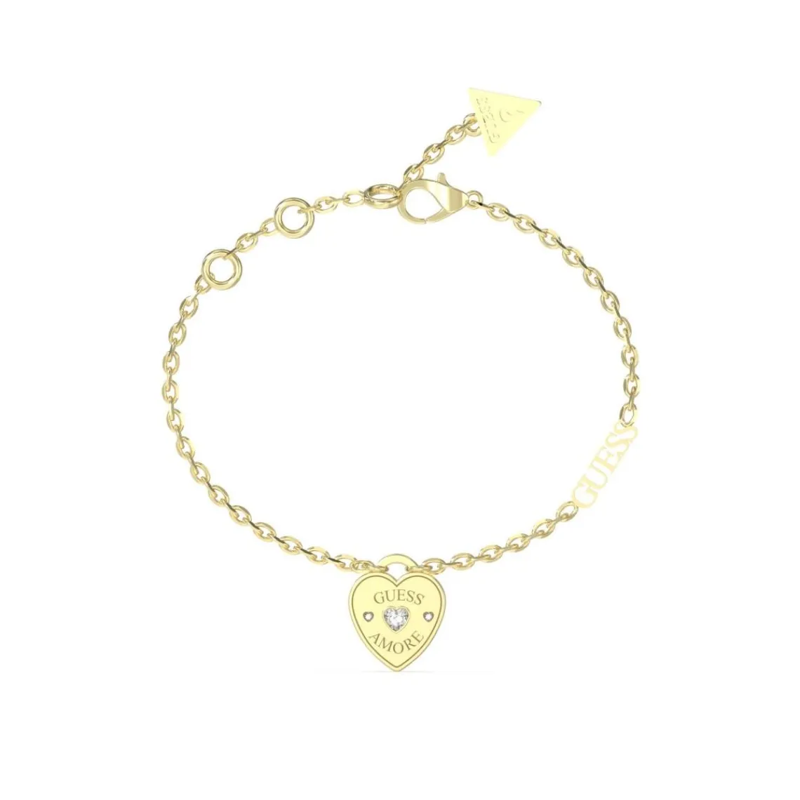 Guess Bijoux Bracelet Femme Guess Amore JUBB05057JWYGS Acier Doré | Femme Bracelet