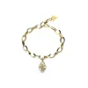Guess Bijoux Bracelet Femme JUBB03094JWYGS - HEART CAGE Acier Doré | Femme Bracelet