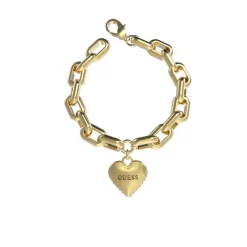 Guess Bijoux Bracelet Femme - JUBB02228JWYGS FALLING IN LOVE Acier Doré | Femme Bracelet