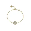 Guess Bijoux Bracelet Femme - JUBB02137JWYGS LIFE IN 4G Acier Doré | Femme Bracelet