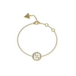 Guess Bijoux Bracelet Femme - JUBB02137JWYGS LIFE IN 4G Acier Doré | Femme Bracelet