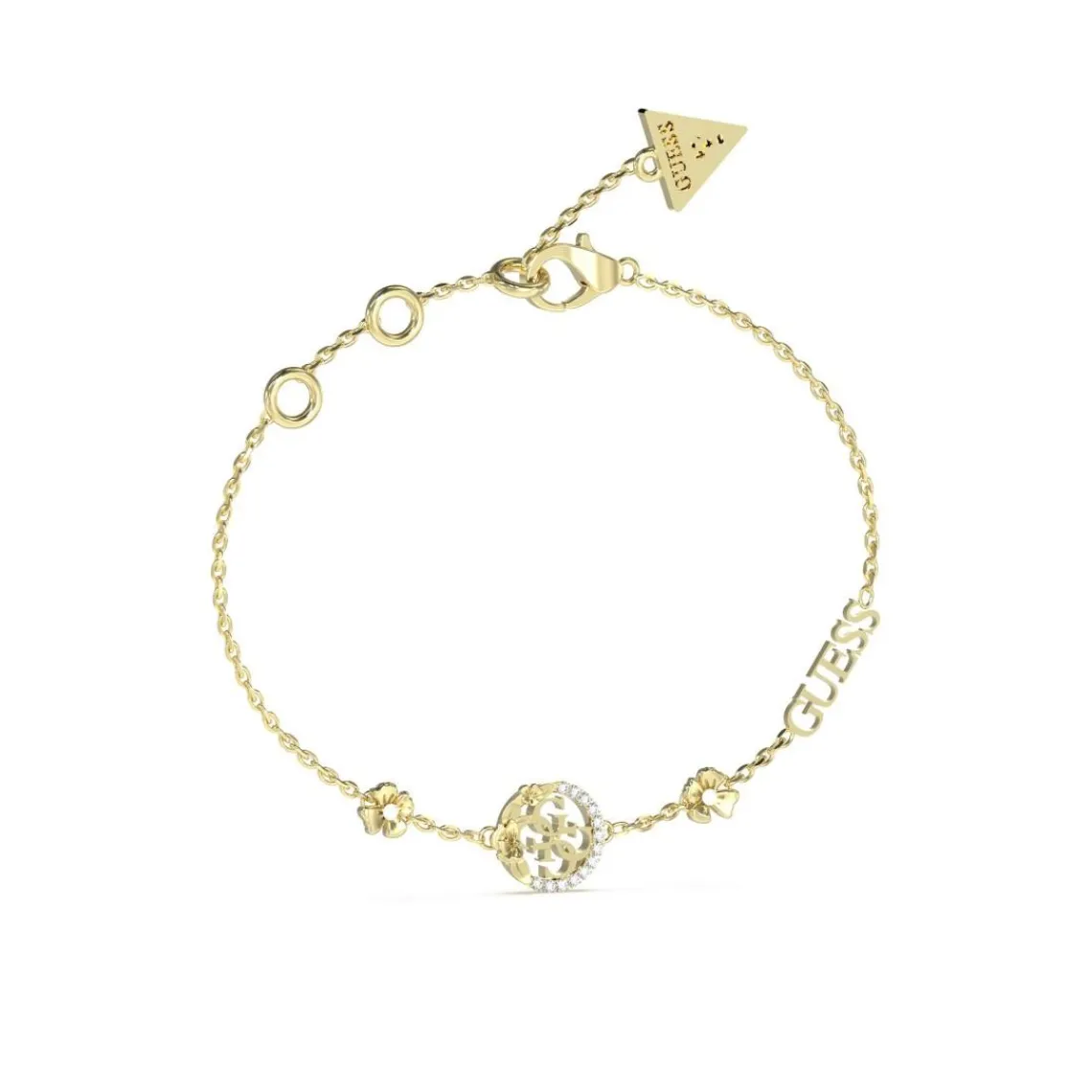 Guess Bijoux Bracelet Femme 4 Love JUBB05039JWYGS Acier Doré | Femme Bracelet