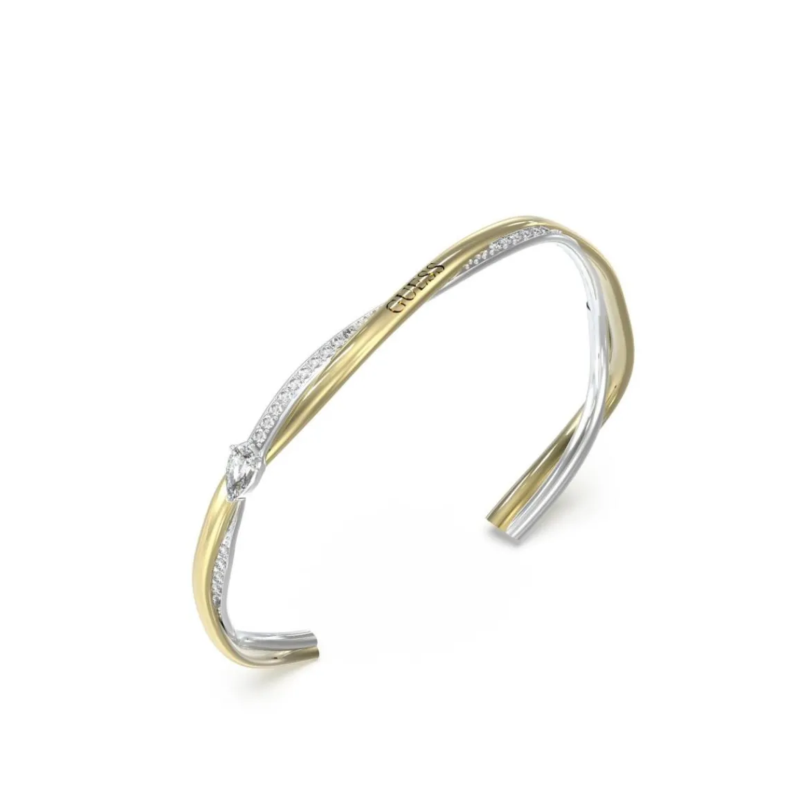 Guess Bijoux Bracelet Femme Twist JUBB05069JWYGRH Acier Doré | Femme Bracelet