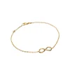 Maison de la Bijouterie Bracelet Femme infinity plaqué or UYZYU3ZV | Femme Bracelet