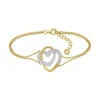 Jourdan Bracelet Femme AMK055 - ROXANE - Argent Doré | Femme Bracelet