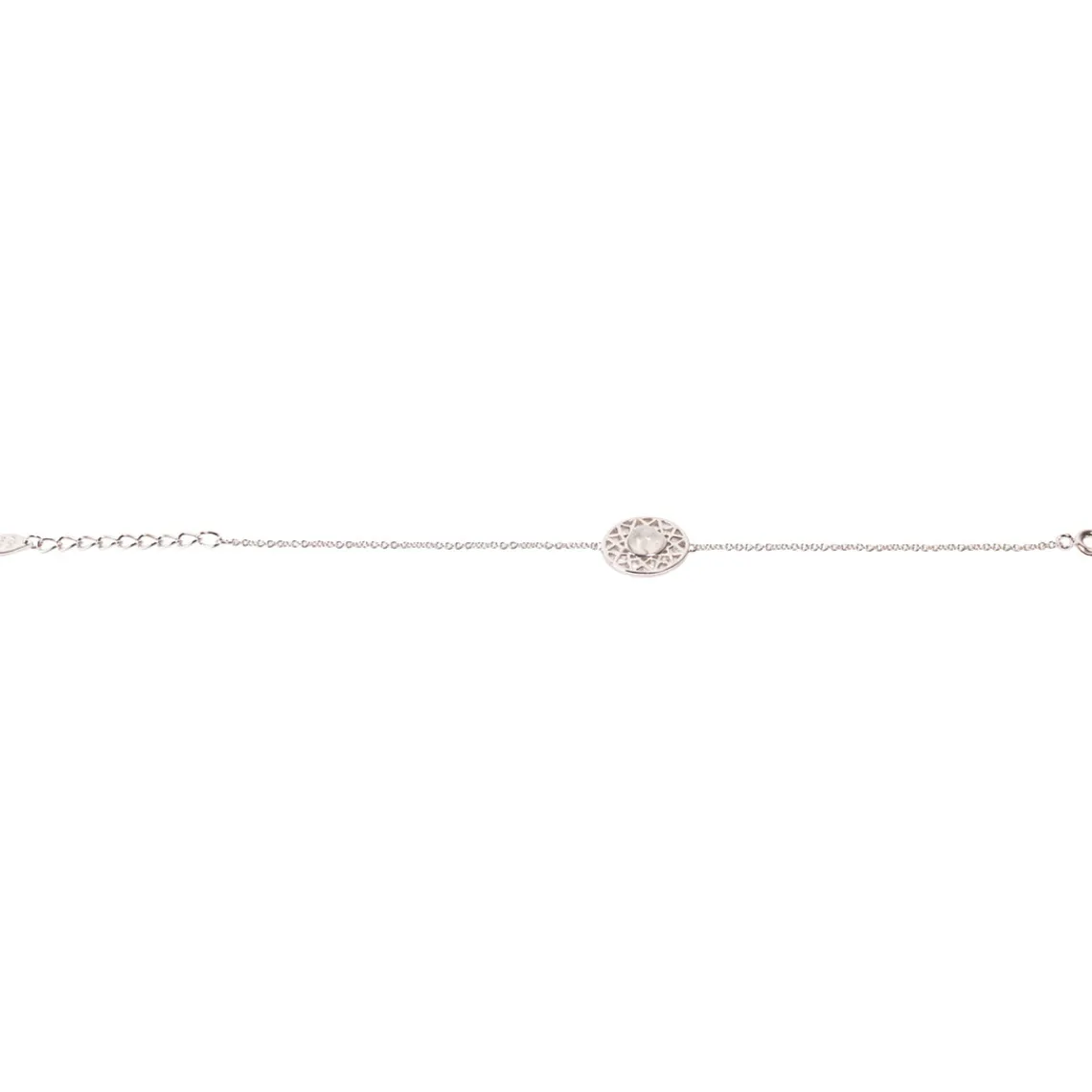 Kosma Paris Bracelet Femme Dentelle - Argenté Blanc | Femme Bracelet