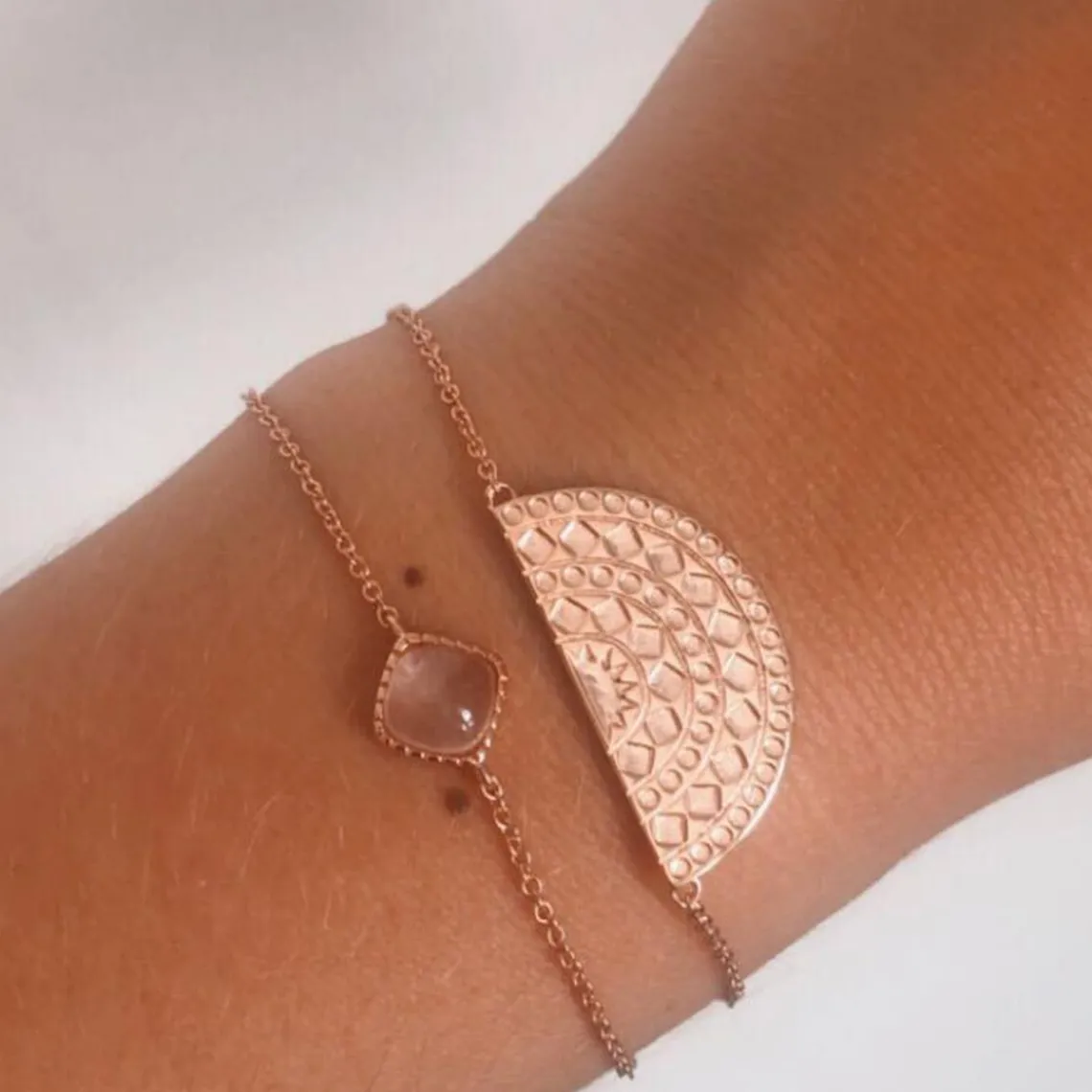 Kosma Paris Bracelet Femme Inca - BTS06435-GR Doré rose | Femme Bracelet