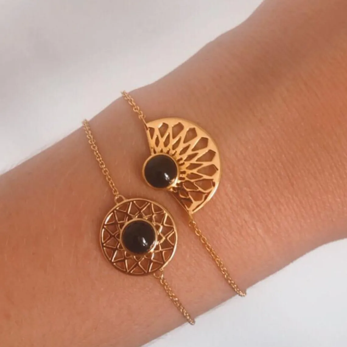 Kosma Paris Bracelet Femme Inca - doré noir | Femme Bracelet