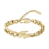 Lacoste Bracelet Femme Crocodile - 2040374 Acier Doré | Femme Bracelet