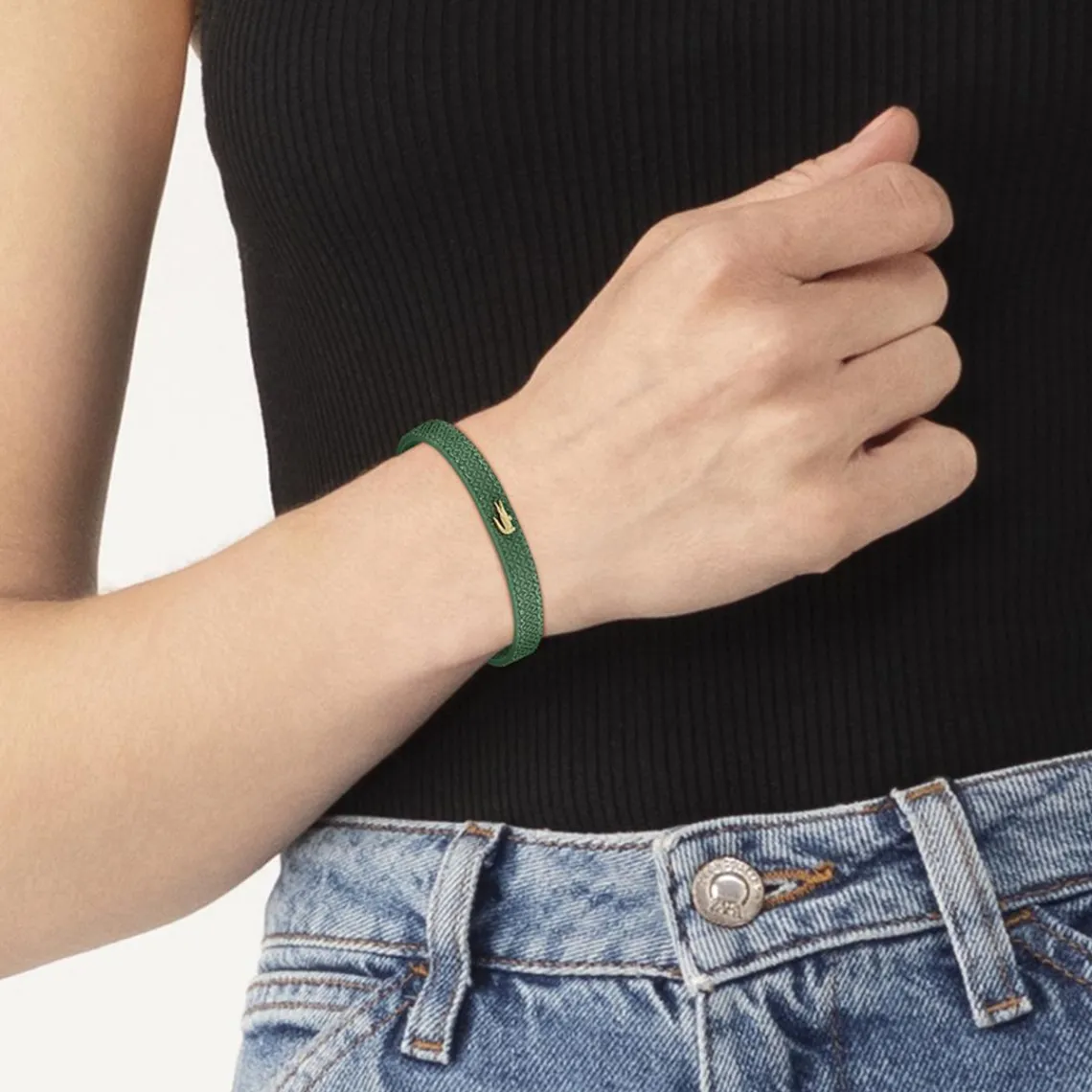 Lacoste Bracelet Femme .12.12 - 2040391 Acier Vert | Femme Bracelet
