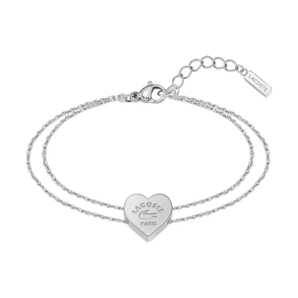 Lacoste Bracelet Femme Love My Croc - 2040396 Acier Argent | Femme Bracelet