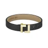 Lacoste Bracelet Femme Lura - 2040166 CUIR Doré, Noir | Femme Bracelet