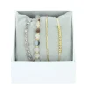 Les Interchangeables Bracelet Femme A85339 - Strass Box Jonc Fil | Femme Bracelet