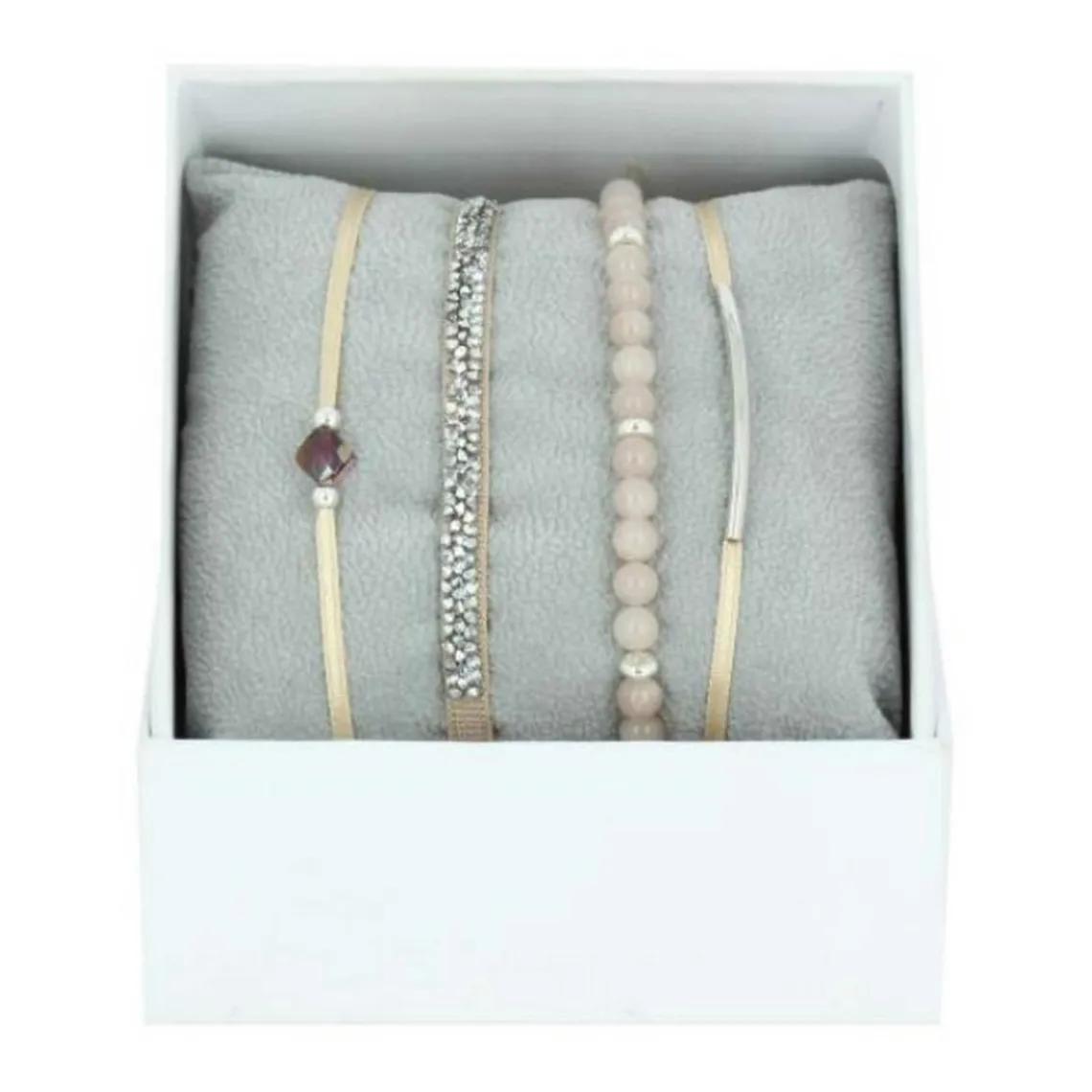 Les Interchangeables Bracelet Femme - A76134 Strass Box La Re-Belle | Femme Bracelet