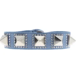 Les Interchangeables Bracelet Femme - Bracelet Pyramide 8 Bleu Clair | Femme Bracelet