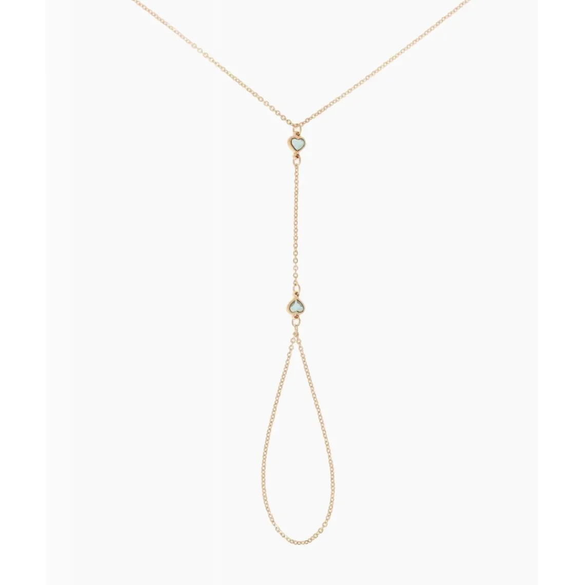 Les Interchangeables Bracelet Femme A59229 - Chaine De Main Coeur | Femme Bracelet