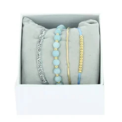 Les Interchangeables Bracelet Femme - A85341 Strass Box Jonc Fil | Femme Bracelet