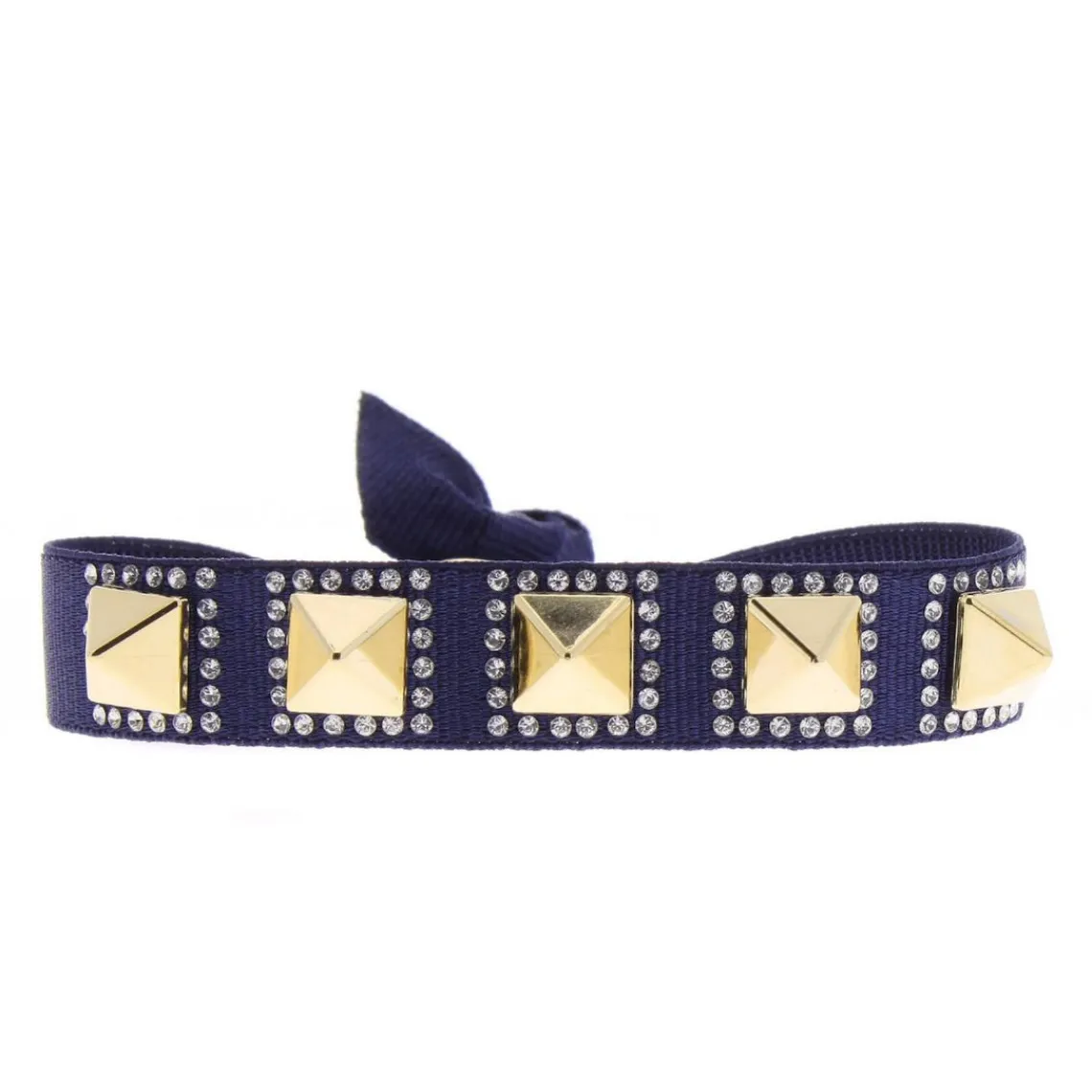 Les Interchangeables Bracelet Femme - Bracelet Pyramide 8 Bleu | Femme Bracelet