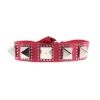 Les Interchangeables Bracelet Femme - Bracelet Pyramide 8 Rouge | Femme Bracelet