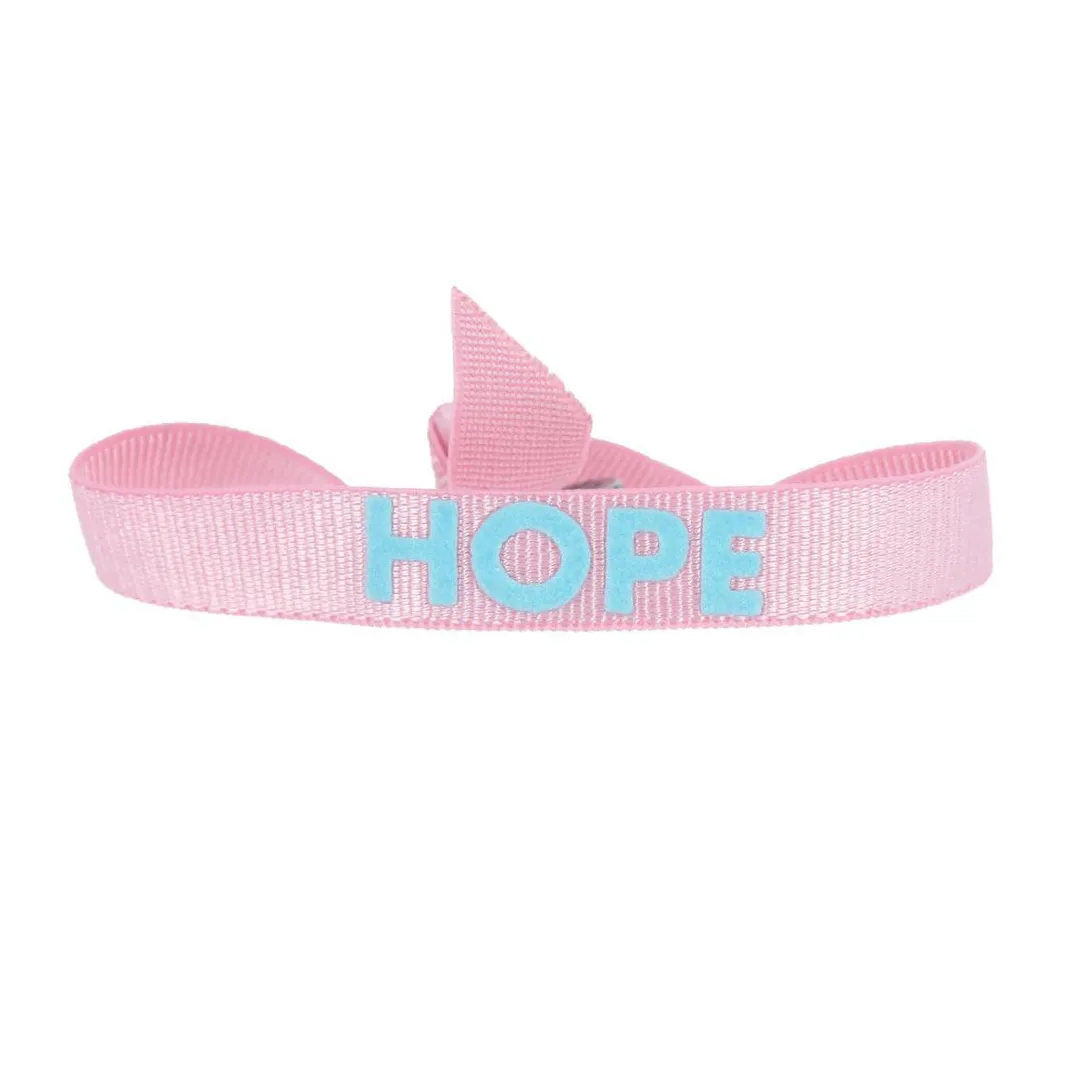 Les Interchangeables Bracelet Femme - A85898 Message Hope Rose et Bleu | Femme Bracelet
