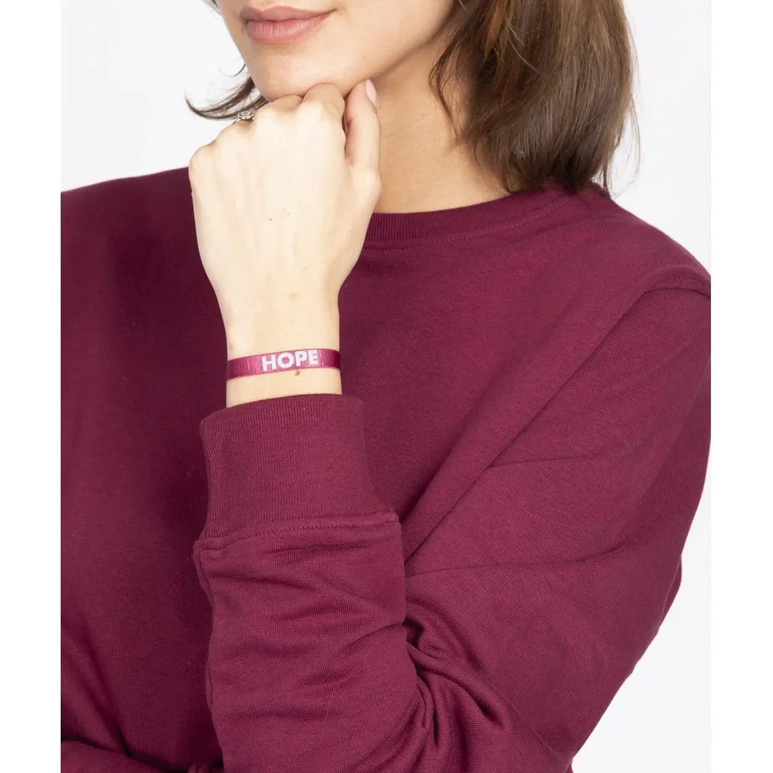 Les Interchangeables Bracelet Femme - A85898 Message Hope Rose et Bleu | Femme Bracelet