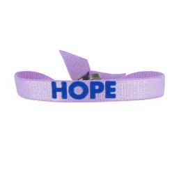 Les Interchangeables Bracelet Femme - A85897 Message Hope Mauve et Bleu | Femme Bracelet