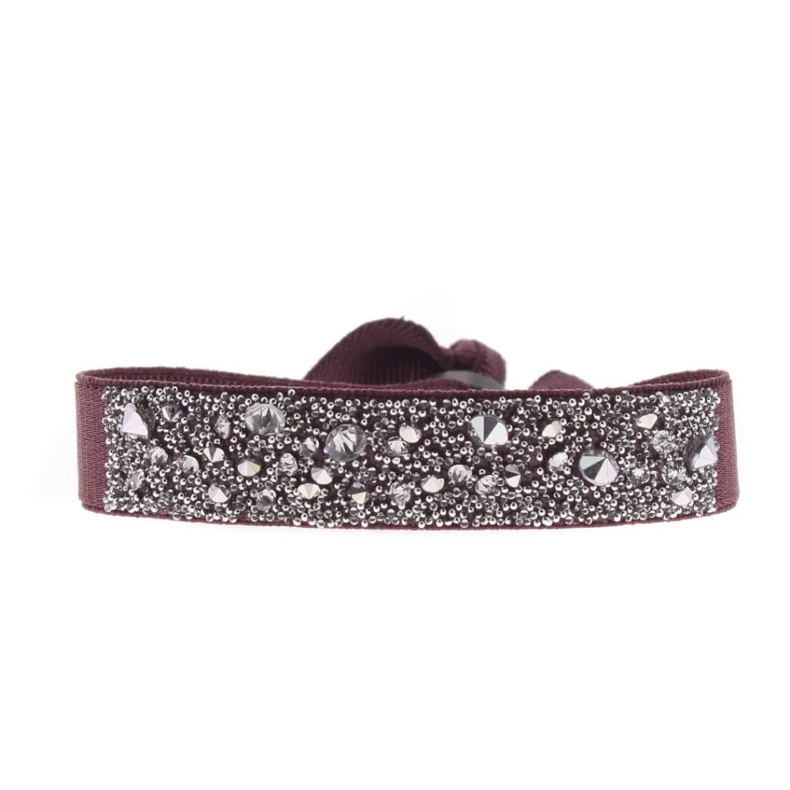 Les Interchangeables Bracelet Femme - BRACELET CRISTAL MEDLEY BORDEAU | Femme Bracelet