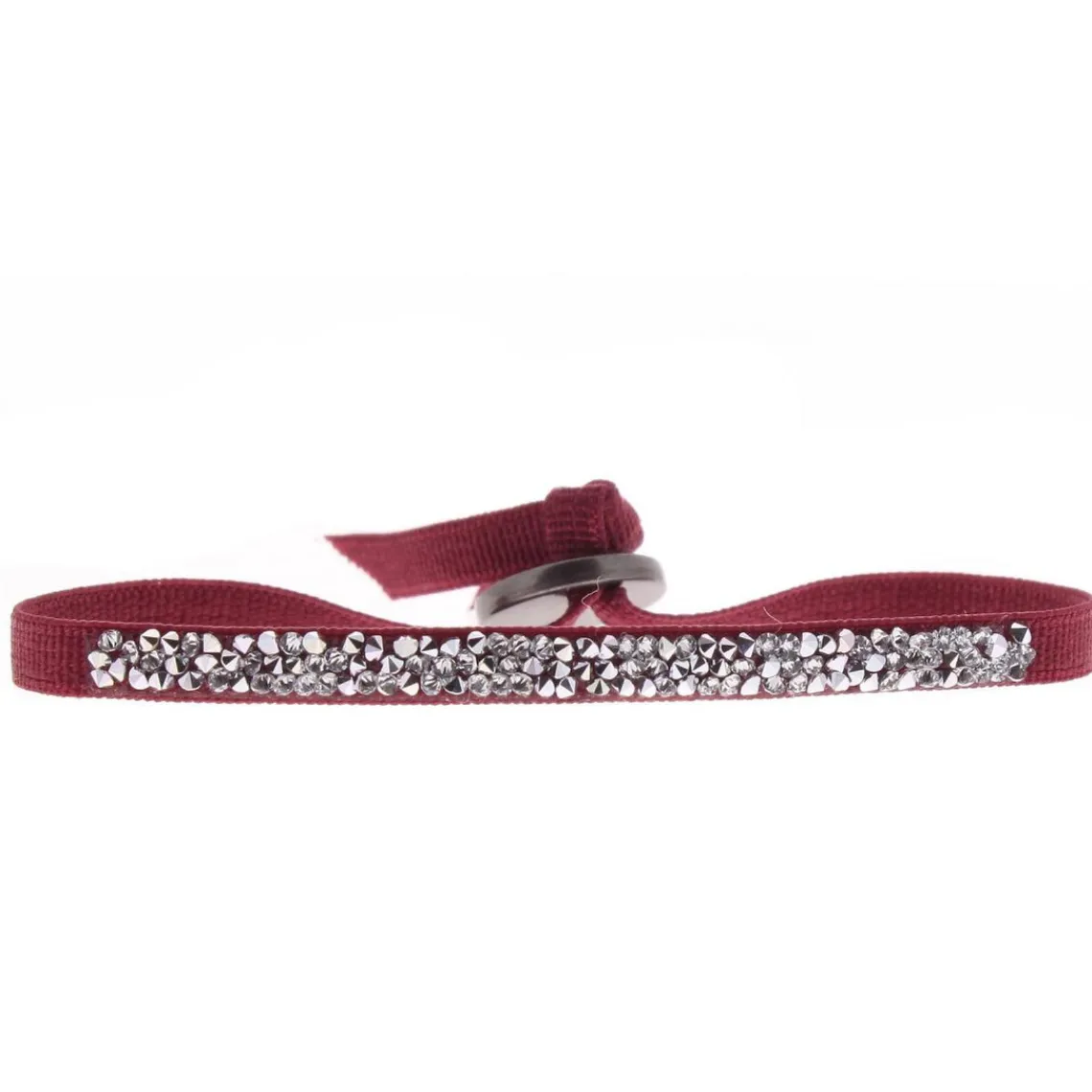 Les Interchangeables Bracelet Femme - Bracelet Ultra Fine Rocks Bordeau | Femme Bracelet