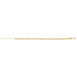 Maison de la Bijouterie Bracelet femme maille fantaisie plaqué or UYZV6WZV | Femme Bracelet