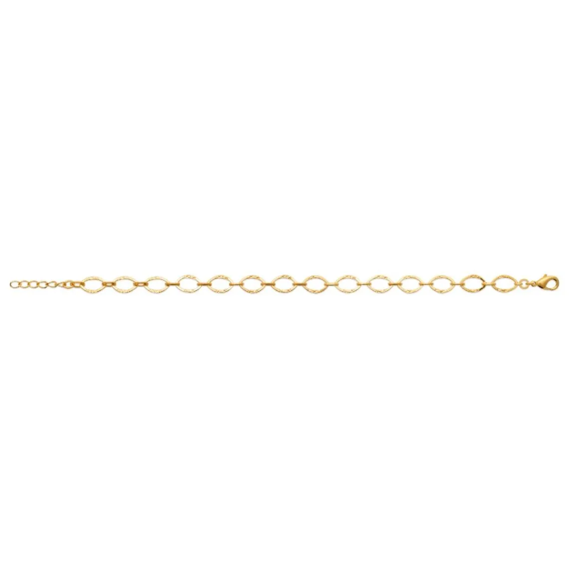 Maison de la Bijouterie Bracelet femme maille fantaisie plaqué or YUZ0Z0ZV | Femme Bracelet