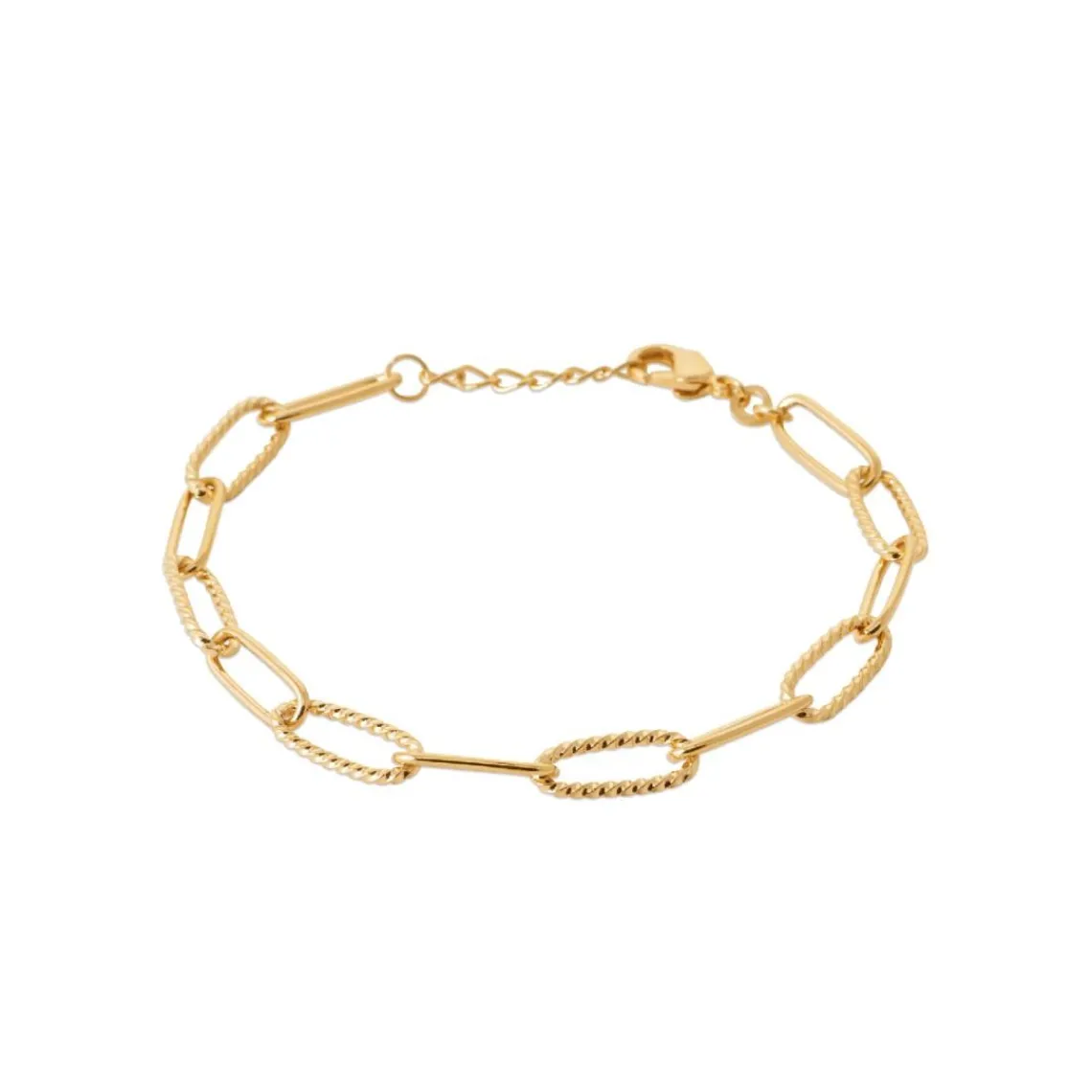 Maison de la Bijouterie Bracelet femme maille fantaisie plaqué or UYZUW5ZV | Femme Bracelet