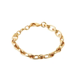 Maison de la Bijouterie Bracelet femme maille fantaisie plaqué or UYZU44ZV | Femme Bracelet